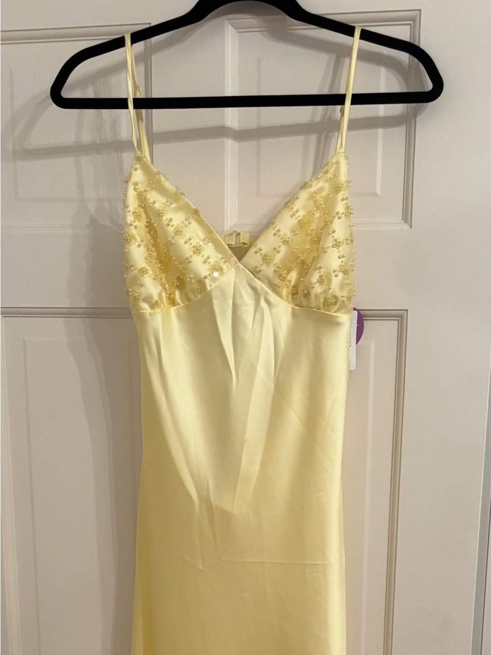 Elegant Yellow Formal Dress